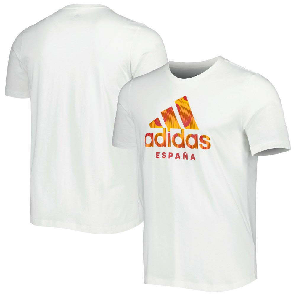 Spain National Team DNA Graphic T-Shirt for sale - White 