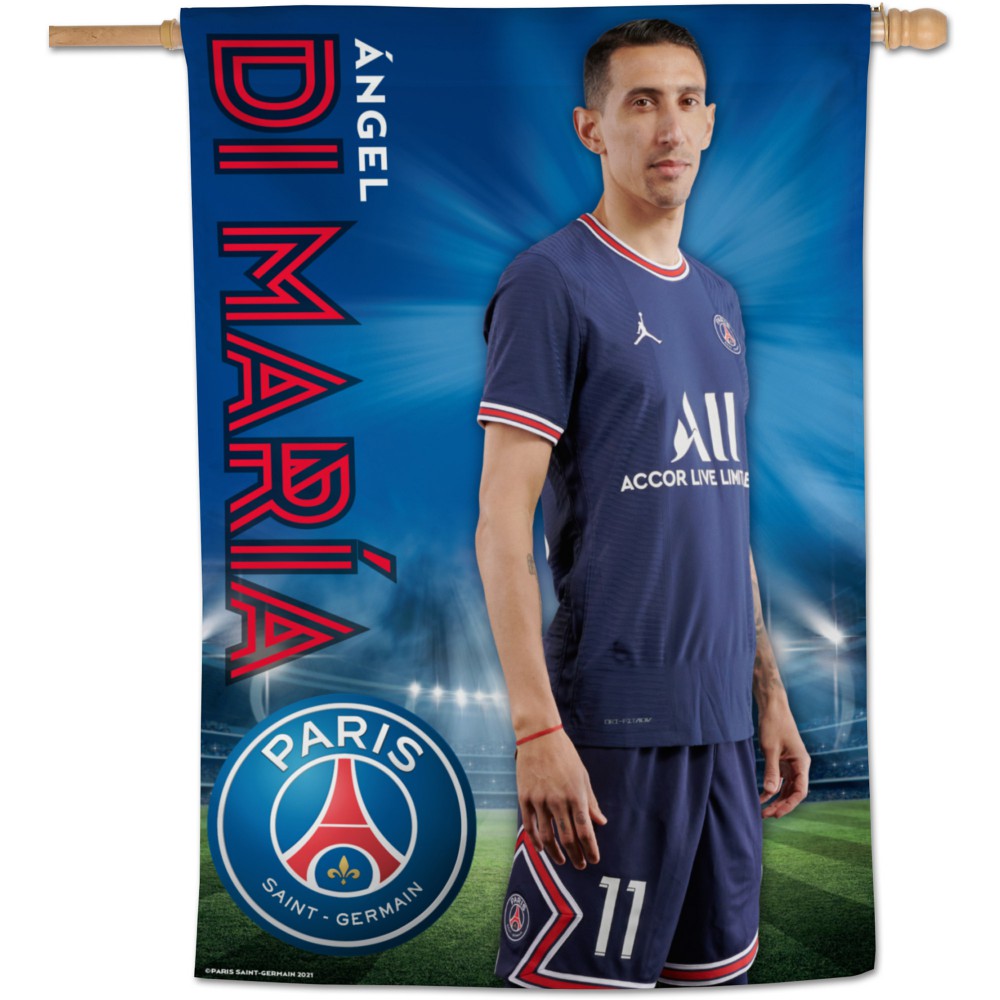 Angel Di Maria Paris Saint-Germain WinCraft 28'' x 40'' One-Sided Vertical Banner 