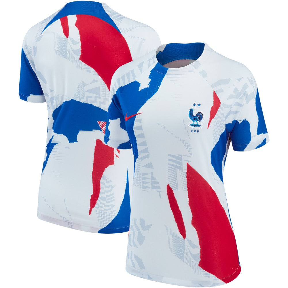 France National Team Women's 2022 Pre-Match Top for sale - White 