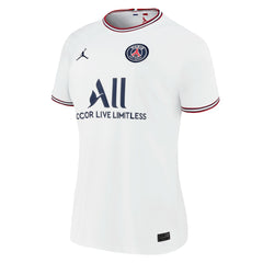 Neymar Jr. Paris Saint-Germain Jordan Brand Women's 2021/22 Fourth Replica Jersey on sale - White 