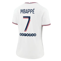 Kylian Mbappé Paris Saint-Germain Jordan Brand Women's 2021/22 Fourth Replica Jersey on sale - White 