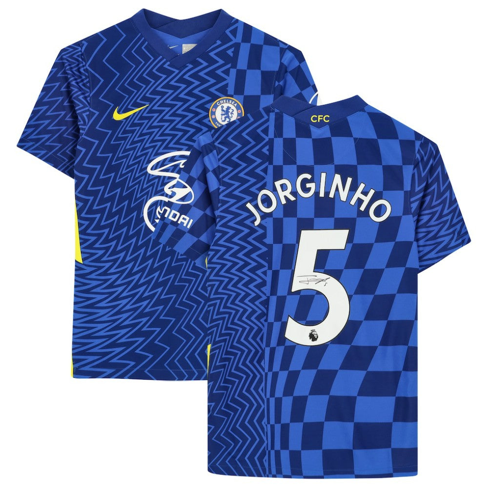 Jorginho Chelsea Autographed 2021-22 Home Jersey 