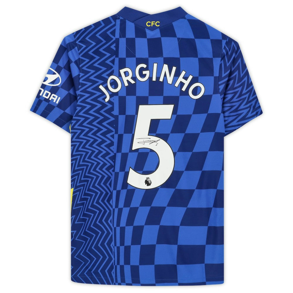 Jorginho Chelsea Autographed 2021-22 Home Jersey 
