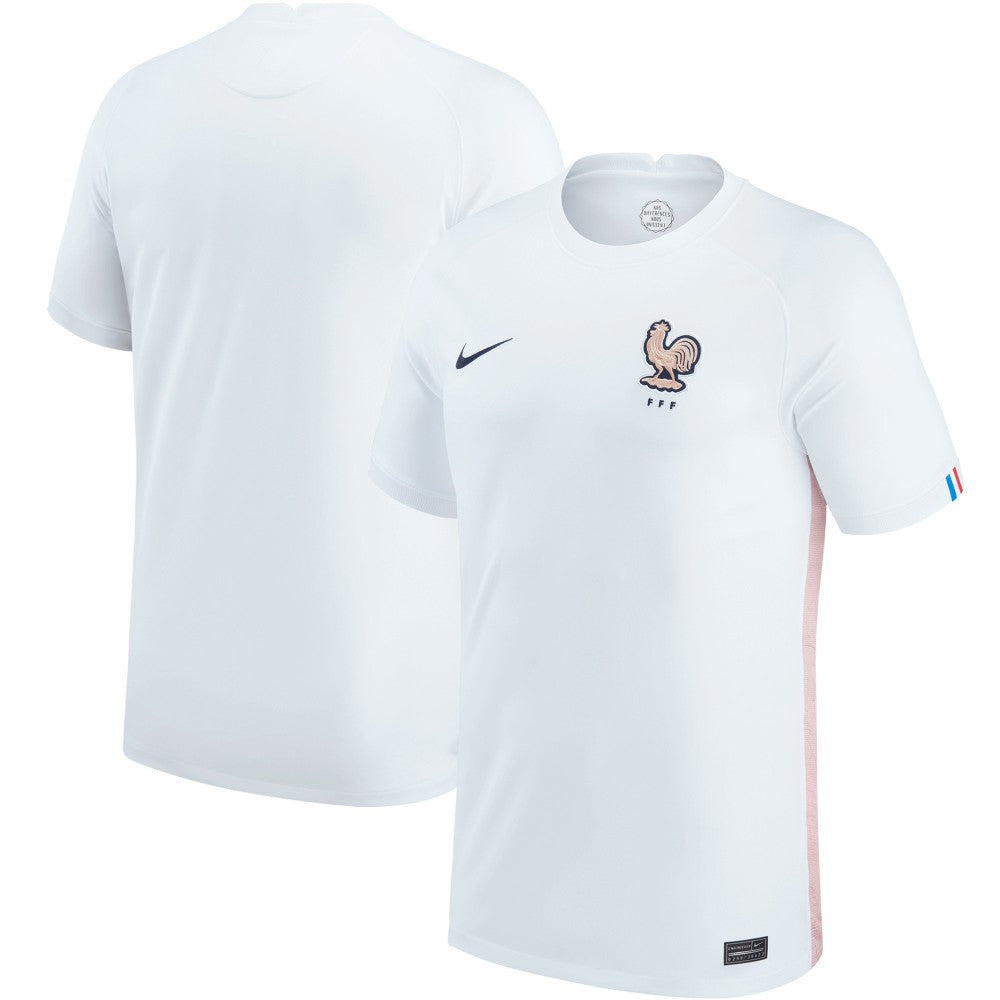 France Women's National Team Youth 2022/23 Away Replica Blank Jersey for sale - White 
