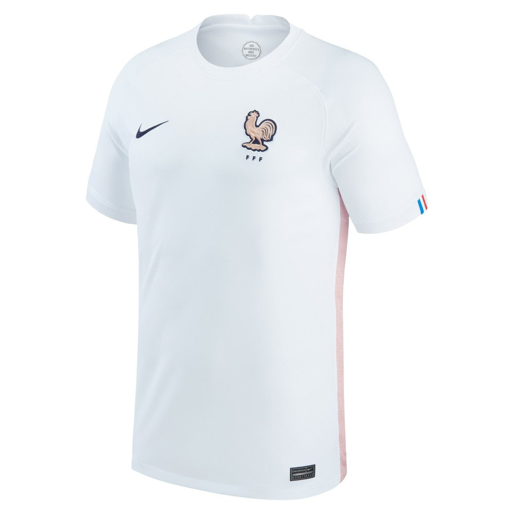 France Women's National Team 2022/23 Away Replica Blank Jersey for sale - White 