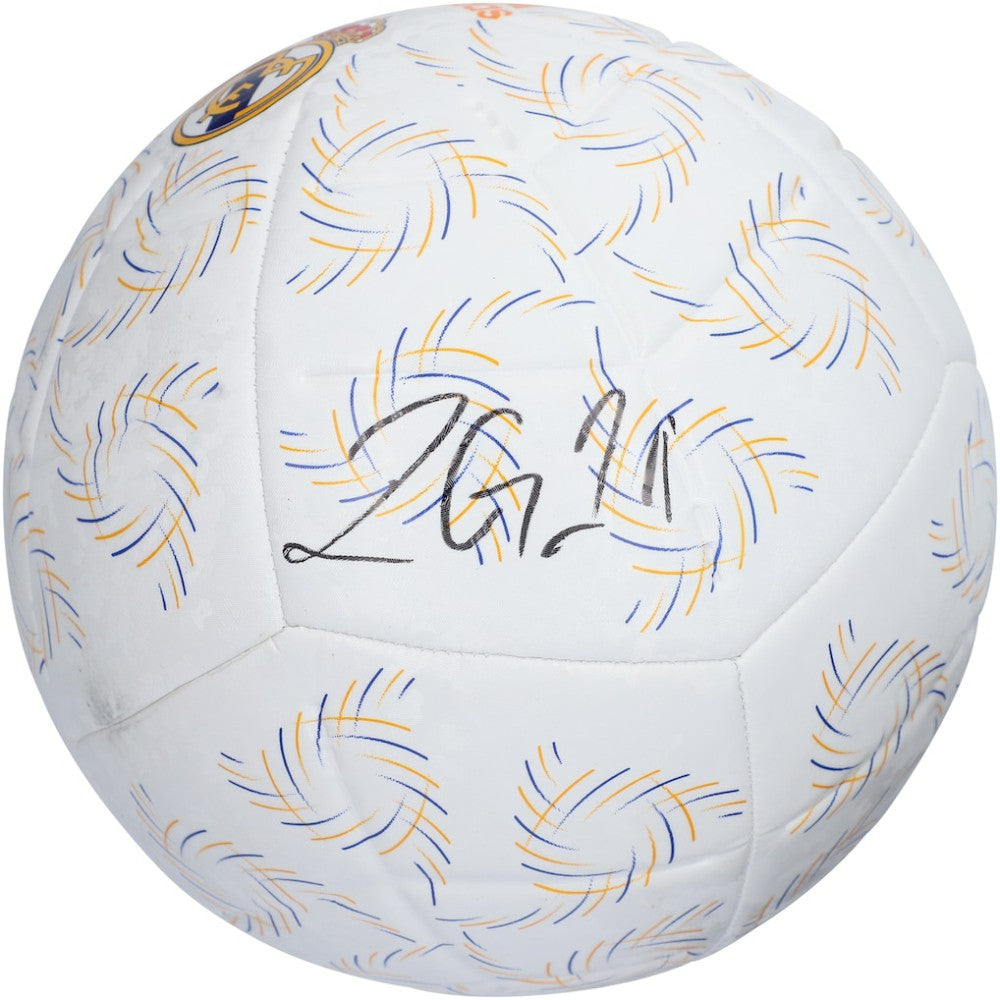 Real Madrid Rodrygo Autographed Soccer Ball 