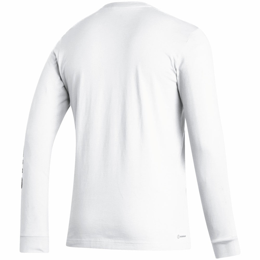 Juventus Team Crest Long Sleeve T-Shirt Discount - White 