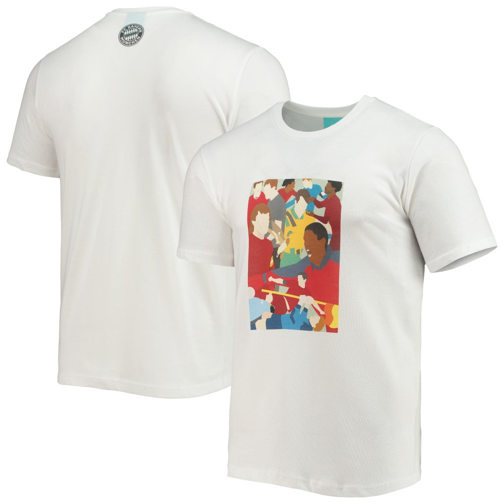Bayern Munich Hands-of-God T-Shirt on sale - White 