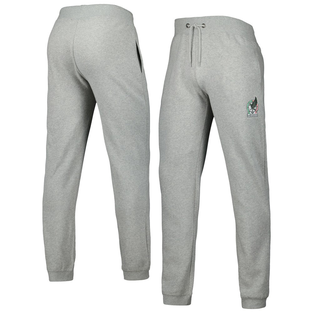 Mexico National Team Logo Sweatpants for sale - Heathered Gray 