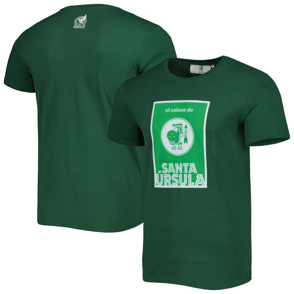 Mexico National Team Santa Ursula T-Shirt for sale - Green 