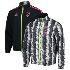 Juventus 2022/23 On-Field Team Logo Anthem Reversible Full-Zip Jacket Discount - Black 