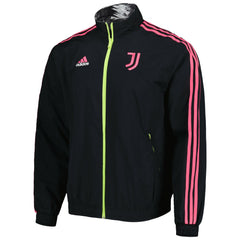 Juventus 2022/23 On-Field Team Logo Anthem Reversible Full-Zip Jacket Discount - Black 