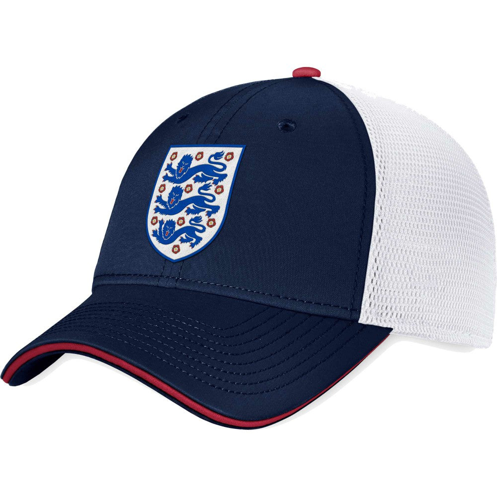 England National Team Trucker Snapback Hat for sale - Navy/White 