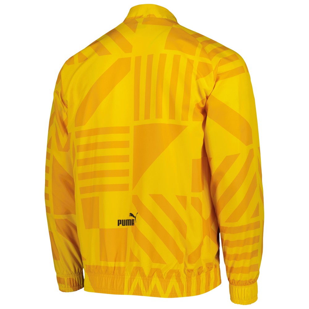 Manchester City Pre-Match Raglan Full-Zip Training Jacket Discount - Yellow 