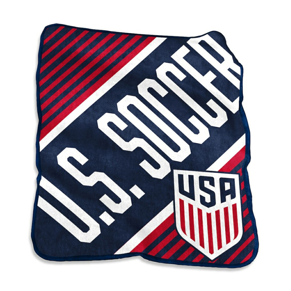 USMNT 50'' x 60'' Raschel Throw Blanket 