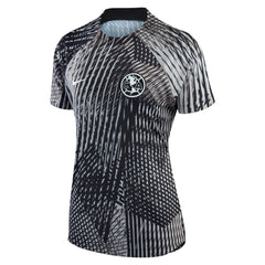 Club America Women's 2022/23 Pre-Match Raglan Performance Top Discount - Black 