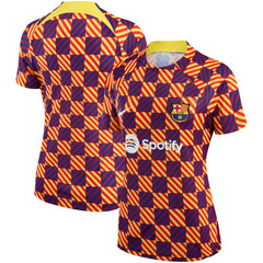 Barcelona Women's 2022/23 Pre-Match Raglan Performance Top on sale - Yellow 