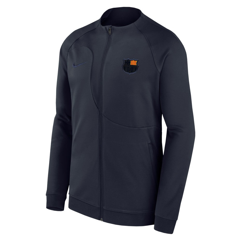 Barcelona Youth Academy Pro Anthem Raglan Performance Full-Zip Jacket on sale - Navy 