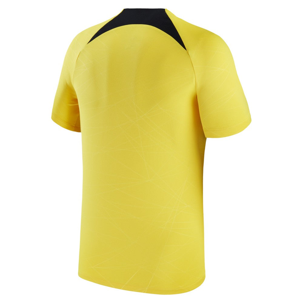 Paris Saint-Germain Jordan Brand 2022/23 Pre-Match Top on sale - Yellow 