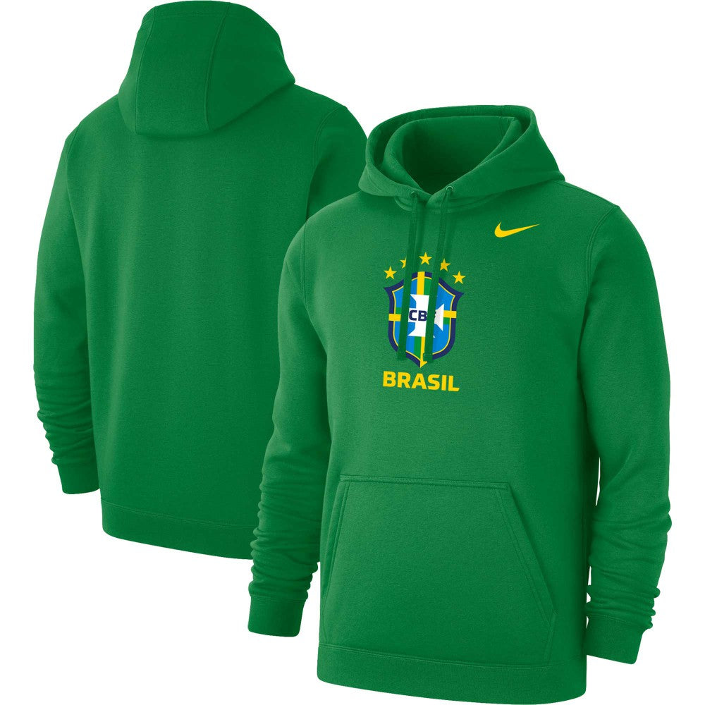 Brazil National Team Club Primary Pullover Hoodie for sale - Green 