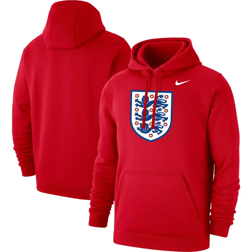 England National Team Club Primary Pullover Hoodie for sale - Red 