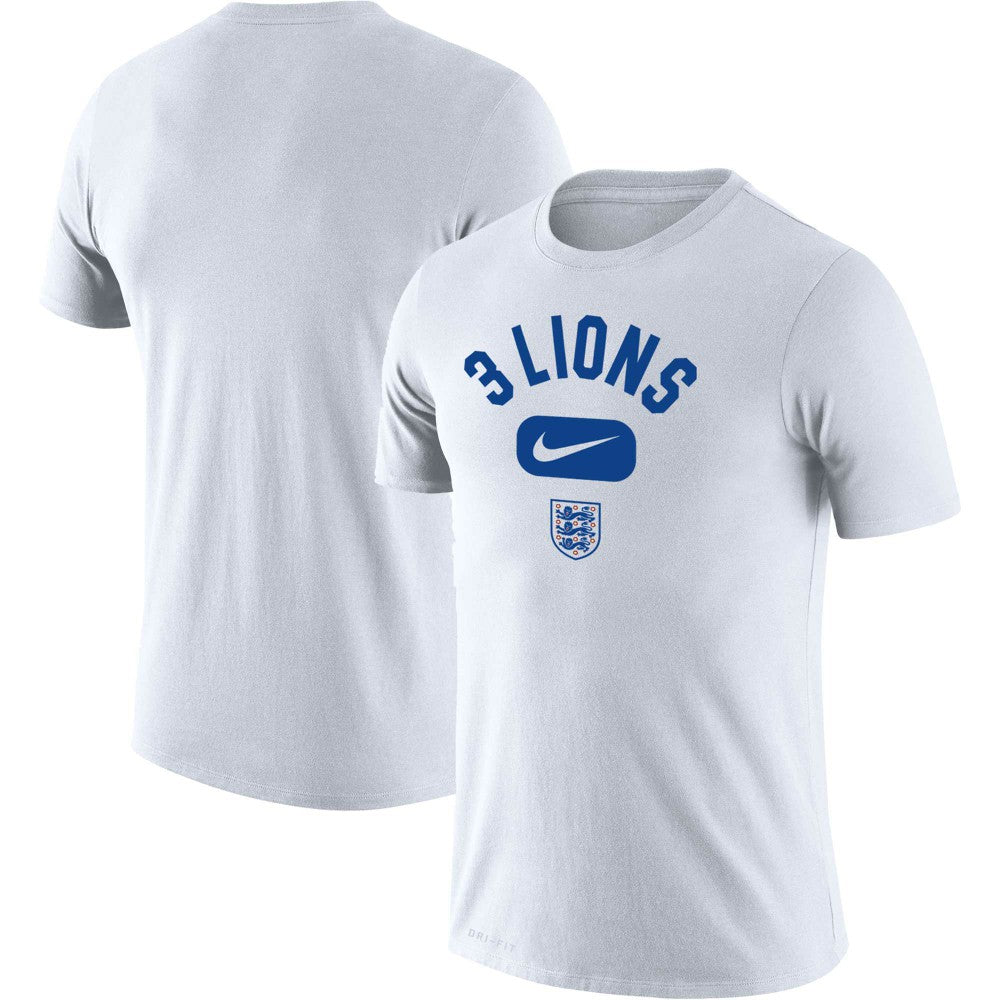 England National Team Lockup Legend Performance T-Shirt for sale - White 