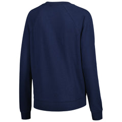 Club America Women's Lockup Varsity Tri-Blend Raglan Pullover Sweatshirt Discount - Navy 