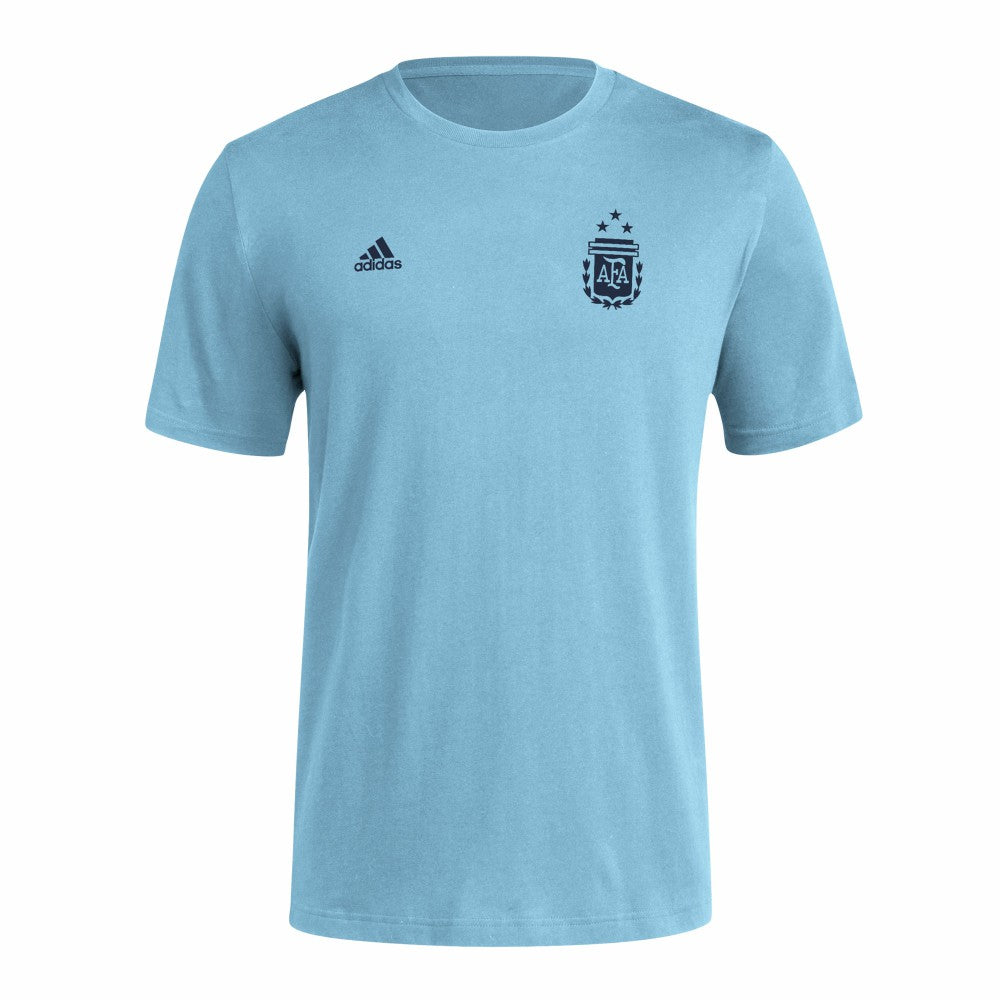 Argentina National Team Crest T-Shirt for sale - Light Blue 