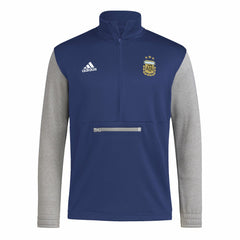 Argentina National Team Crest Long Sleeve Half-Zip Top for sale - Navy 