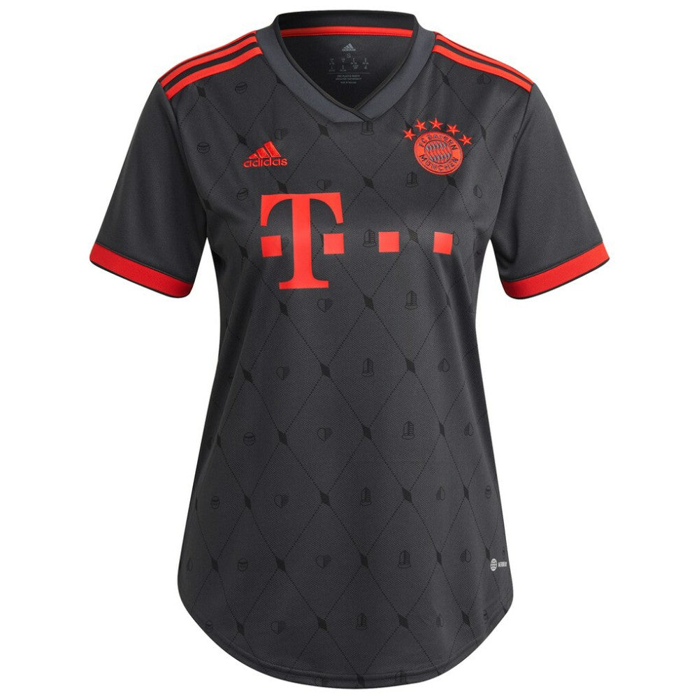 Leroy Sané Bayern Munich Women's 2022/23 Third Replica Player Jersey on sale - Charcoal 