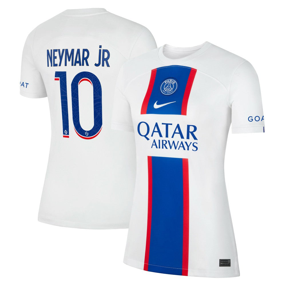 Neymar Jr. Paris Saint-Germain Women's 2022/23 Third Breathe Stadium Replica Player Jersey on sale - White 