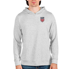 USMNT Antigua Absolute Pullover Hoodie for sale - Gray 