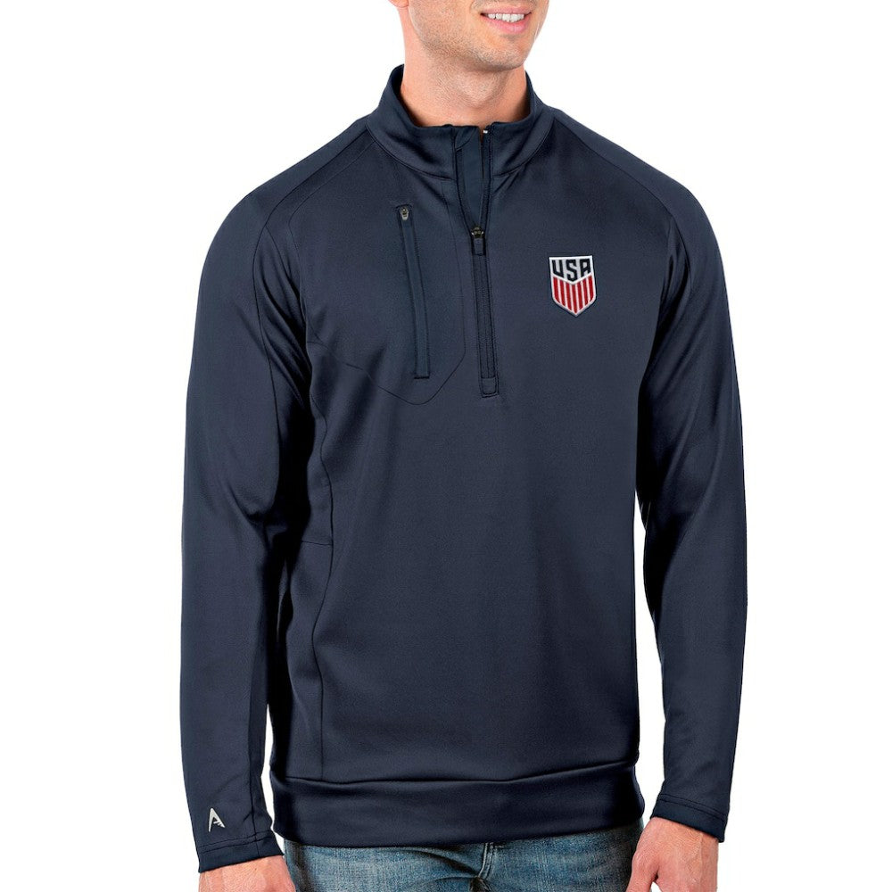 USMNT Antigua Generation Quarter-Zip Top for sale - Navy 