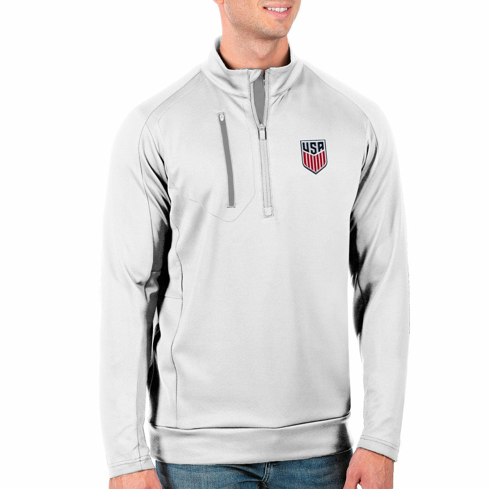 USMNT Antigua Generation Quarter-Zip Top for sale - White 