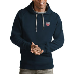 USMNT Antigua Victory Pullover Hoodie for sale - Navy 