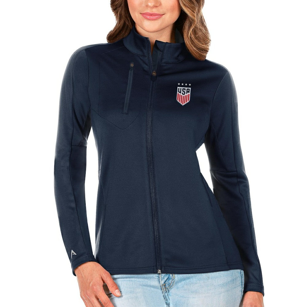 USWNT Antigua Women's Generation Full-Zip Jacket on sale - Navy 