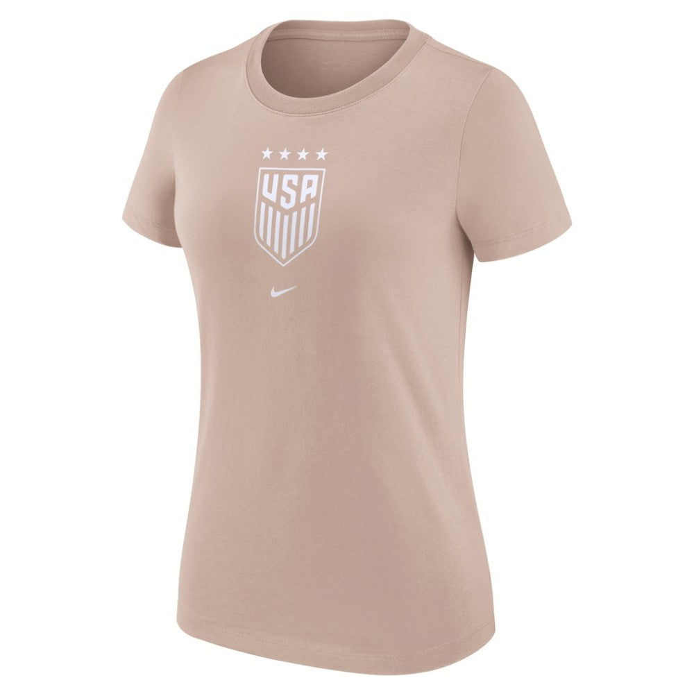 USWNT Women's Crest T-Shirt on sale - Tan 