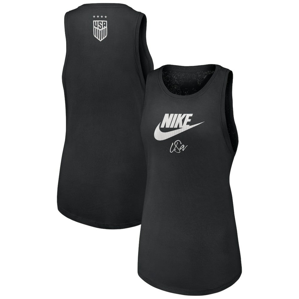 USWNT Women's Futura Tank Top on sale - Black 