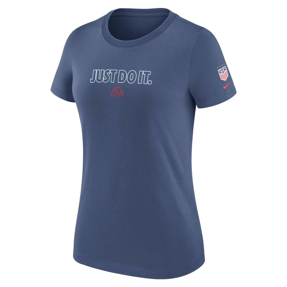 USWNT Women's Just Do It T-Shirt for sale - Blue 