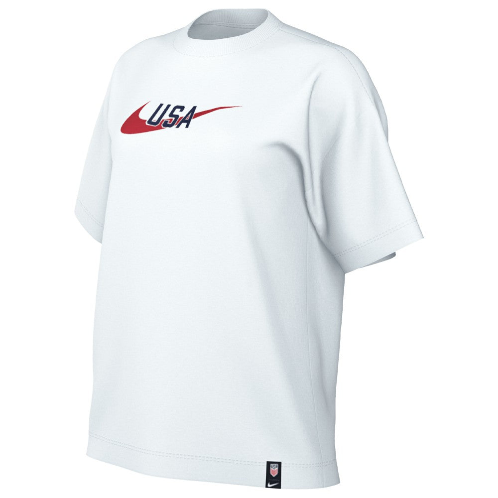 USMNT Women's Swoosh T-Shirt for sale - White 