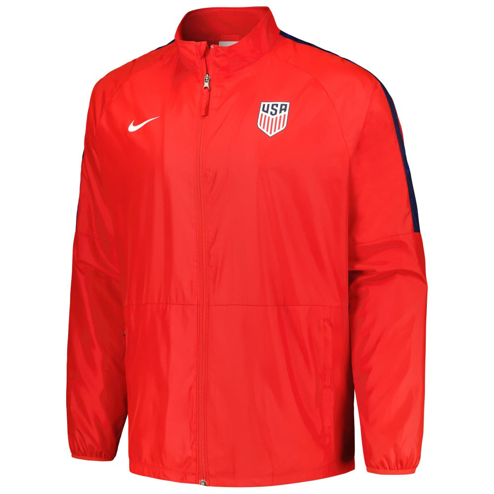 USMNT 2023 Academy AWF Raglan Full-Zip Jacket for sale - Red 