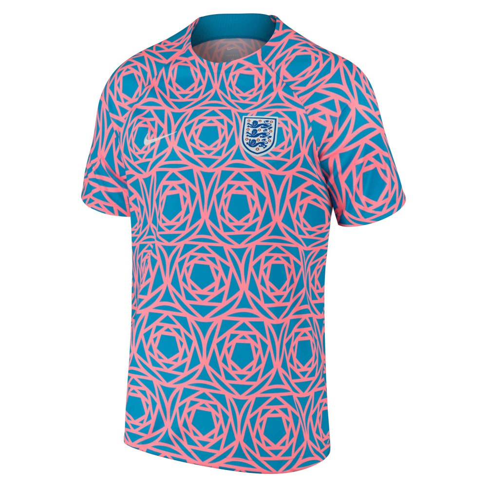 England Women's National Team 2023 Academy Pro Pre-Match Top for sale - Blue 