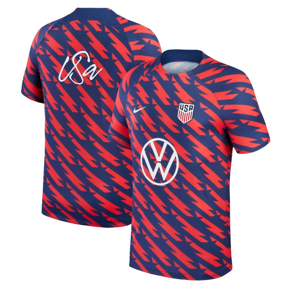 USMNT 2023/24 Academy Pro Pre-Match Top on sale - Navy 