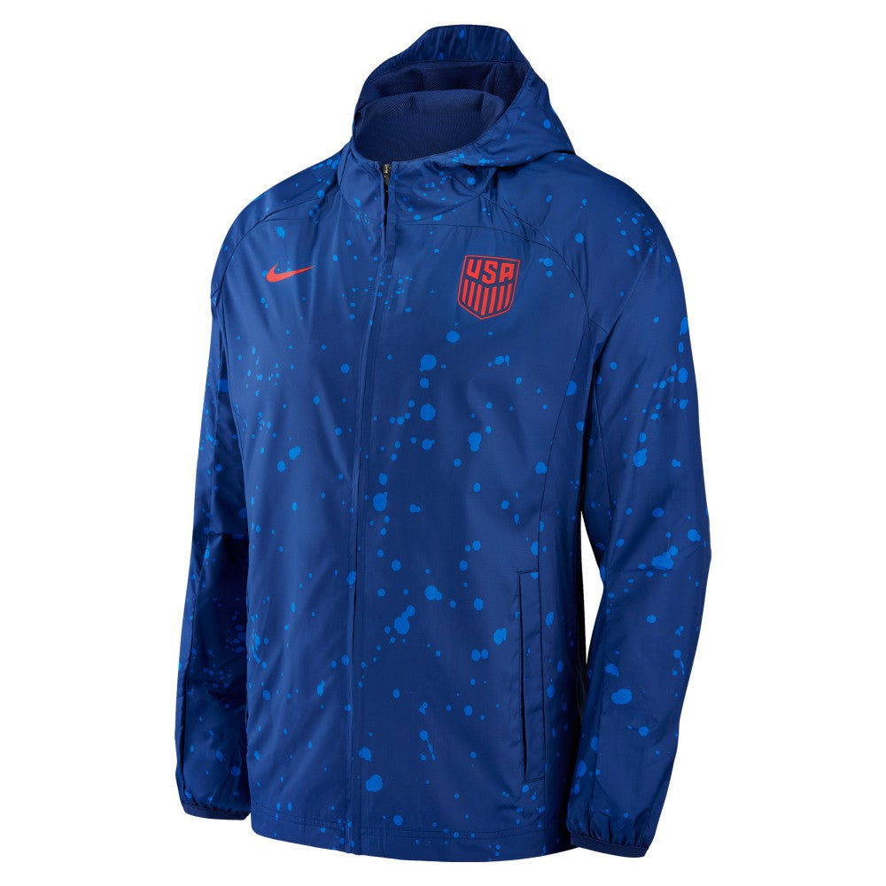 USMNT AWF Raglan Full-Zip Hoodie Jacket for sale - Navy 