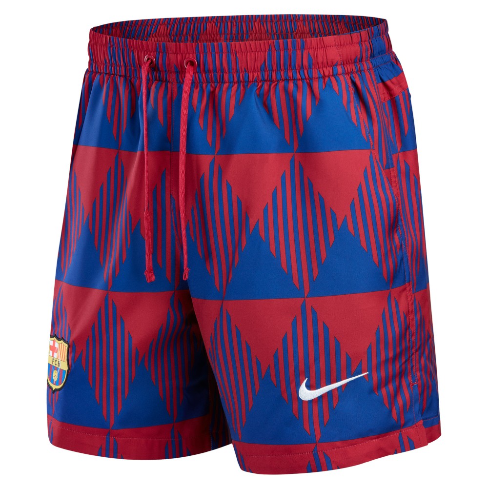 Barcelona Hi Flow Shorts on sale - Red 