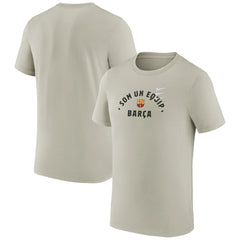 Barcelona Verbiage T-Shirt on sale - Tan 