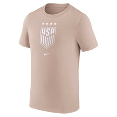 USWNT Youth Crest T-Shirt on sale - Tan 