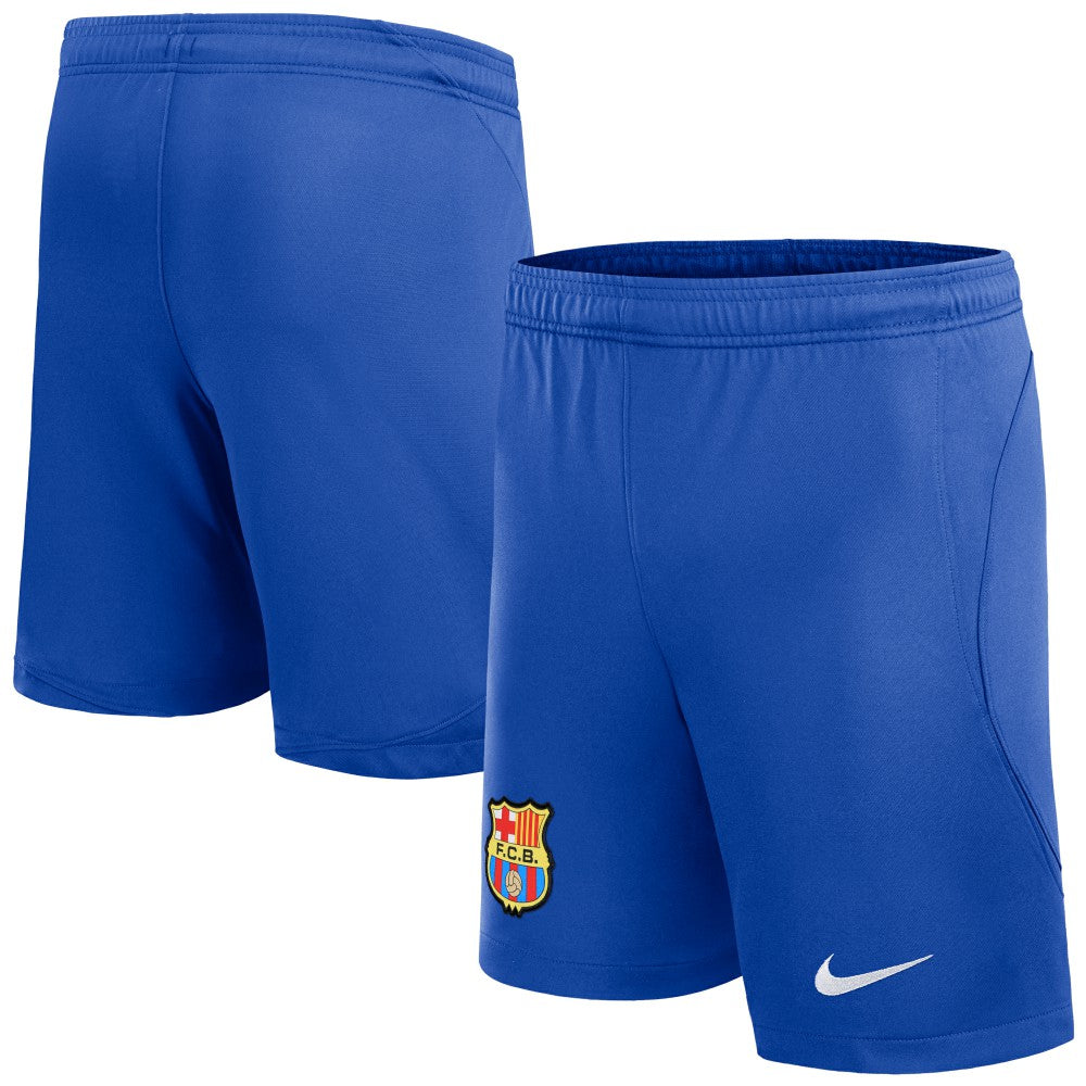 Barcelona Youth 2023/24 Away Stadium Performance Shorts on sale - Royal 