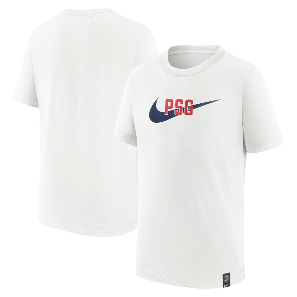 Paris Saint-Germain Youth Swoosh T-Shirt on sale - White 
