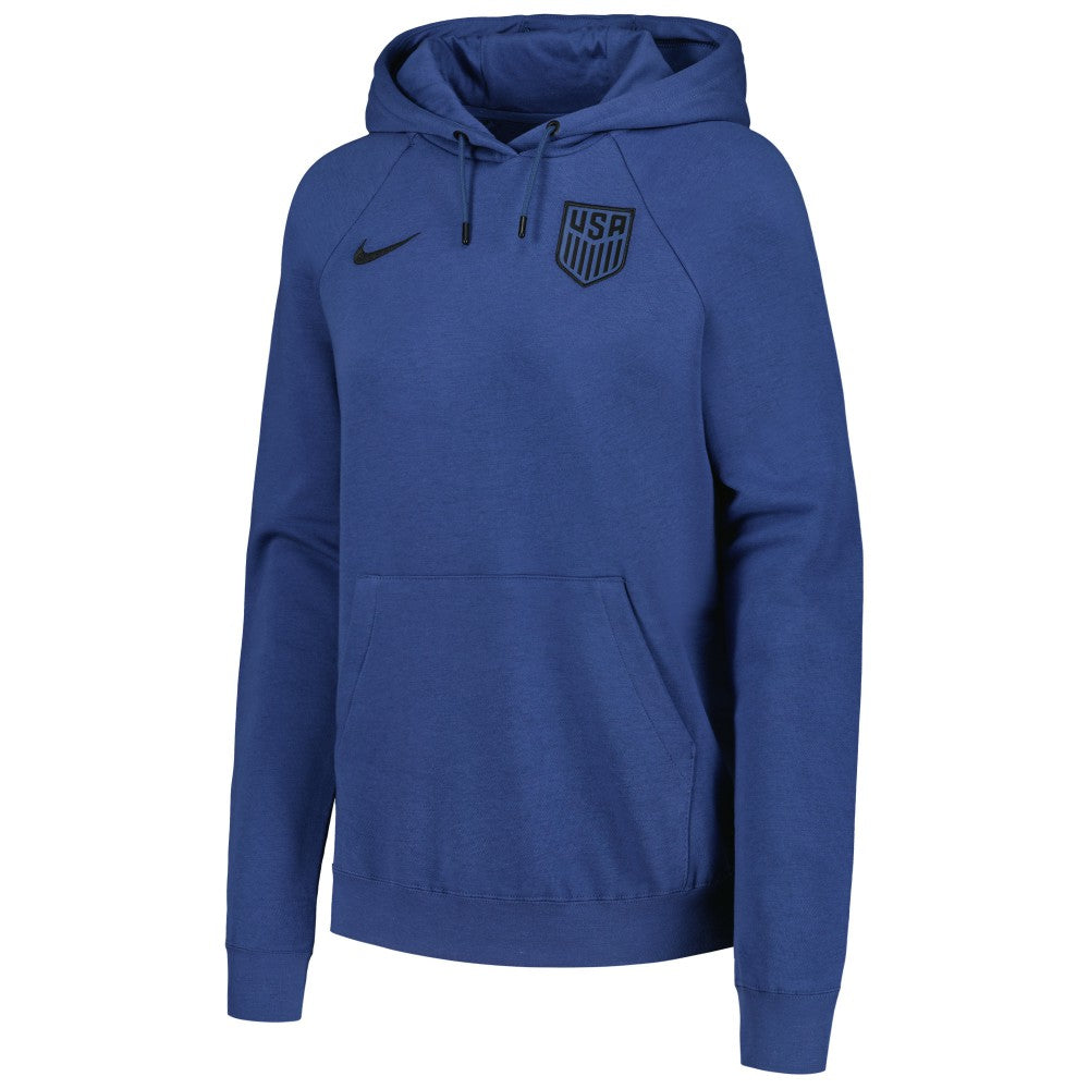 USMNT Women's Essential Raglan Pullover Hoodie for sale - Blue 
